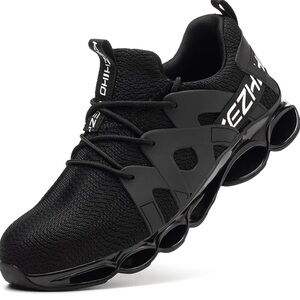 Kezhiho steel toe work sneakers EUR size 40.5